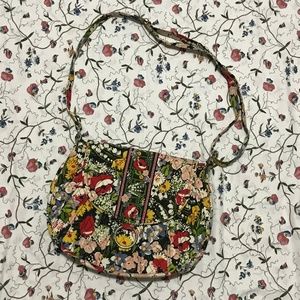 vera bradley poppy fields large crossbody